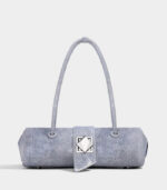 cow leather French baguette-shaped bag - Image 2